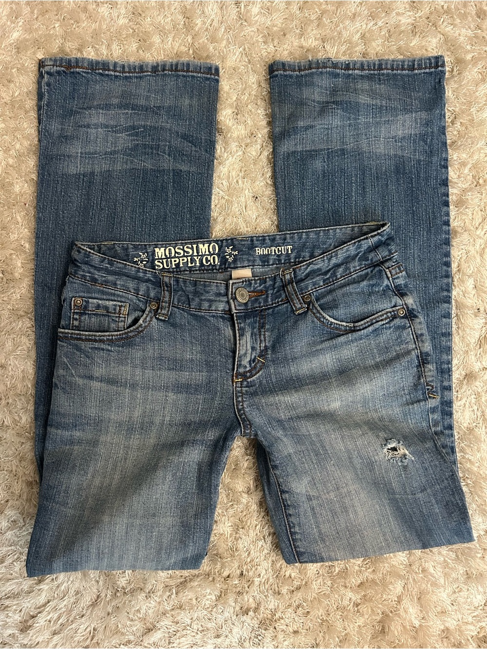 Mossimo Supply Co. Women's Medium Blue Bootcut Jeans